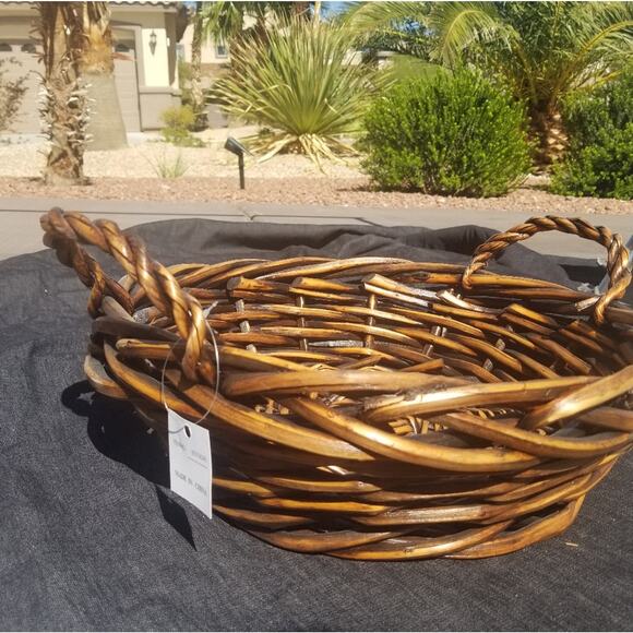 Wooden Baskets NEW Gift Christmas Easter Birthday - Picture 1 of 7